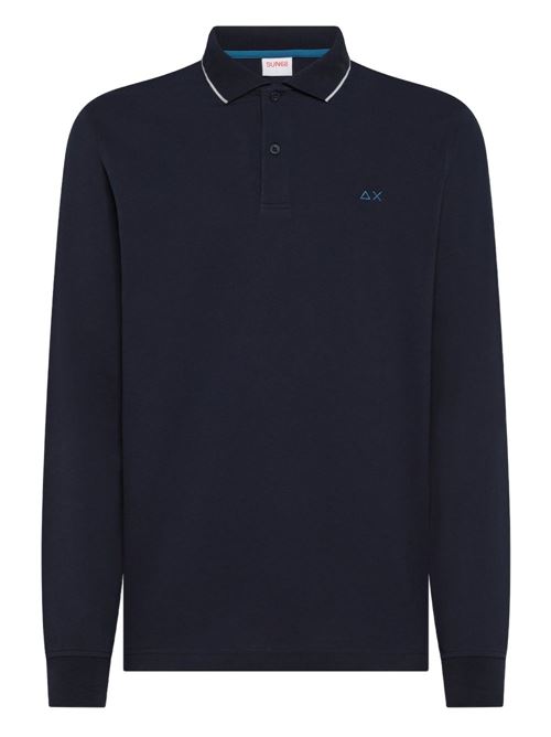 Polo uomo maniche lunghe navy SUN 68 | A4510207